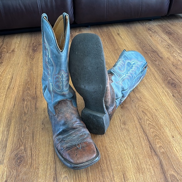 Old West Cowboy Boots Size 12 EE - Picture 2 of 2